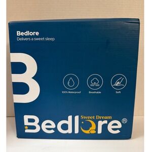 NEW Bedlore Sweet Dream California King Waterproof Mattress Protector Noiseless